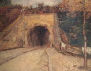 Vincent Van Gogh Roadway wtih Underpass (nn04) oil